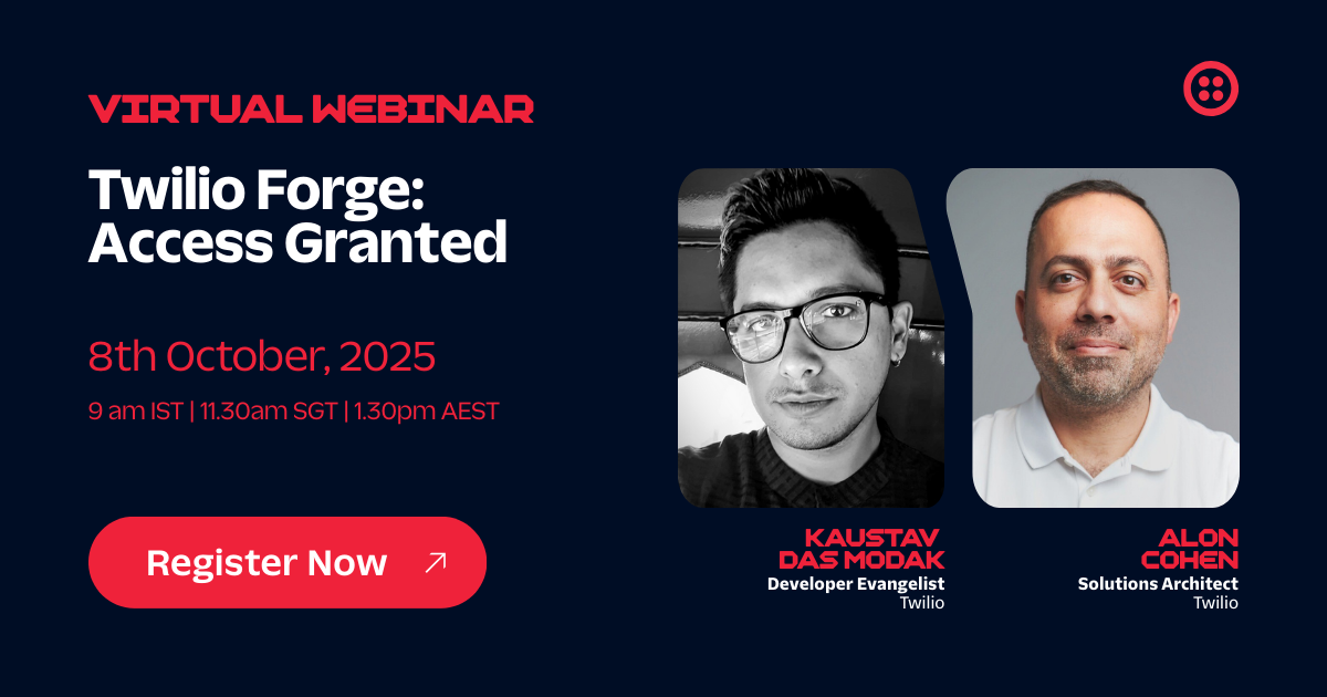 Go Beyond SMS OTP—Prototype Next-Gen Signup Flows at Twilio Forge